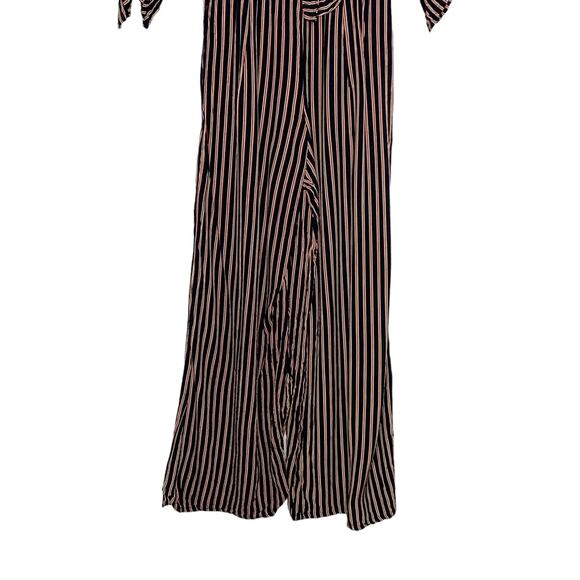 Faithfull The Brand 6 Women Tilos Jumpsuit San Marino Stripe Cut Out Wide Leg - Picture 6 of 11